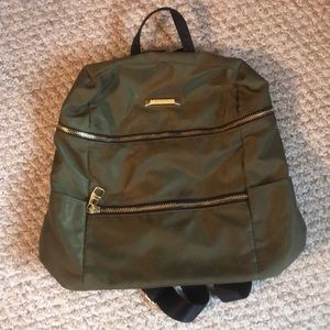 Steve Madden olive green backpack purse